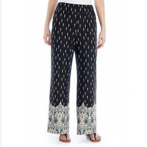New Directions Curvy Wide Leg Pull On Pants